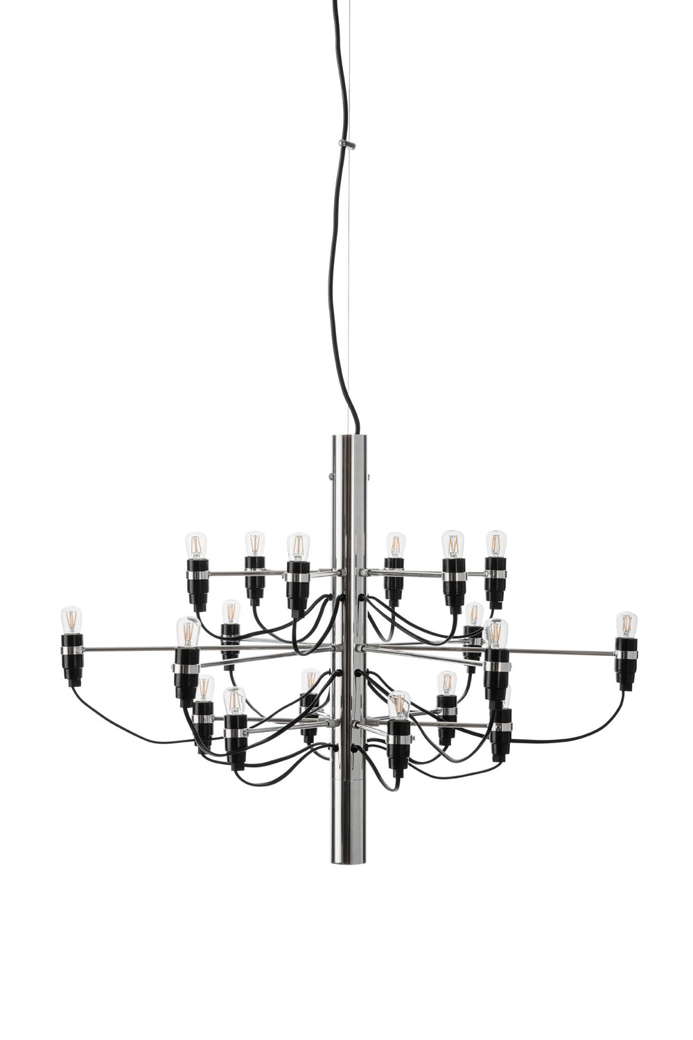 Sarfatti taklampa 2097/18 krom