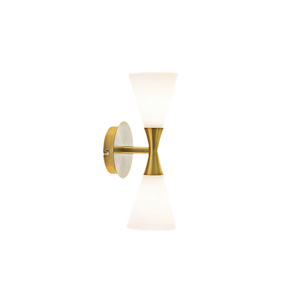 Harlekin vägglampa guldfärg