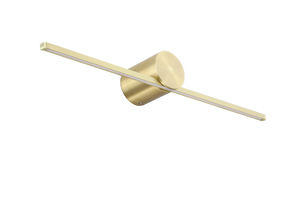 Modern Slim 6W vägglampa guldfärgad
