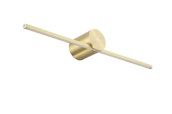 Modern Slim 6W vägglampa guldfärgad