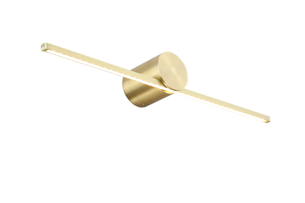Modern Slim 6W vägglampa guldfärgad