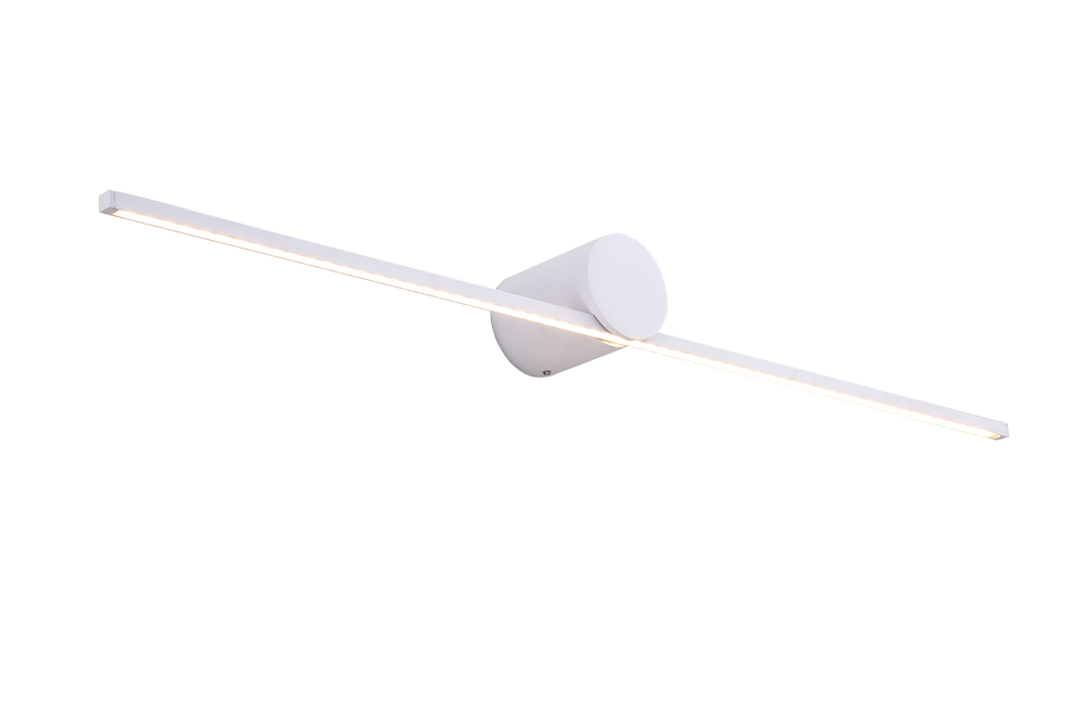 Modern Slim 8W vägglampa vit