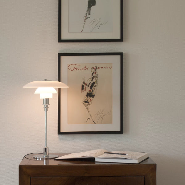 PH 3/2 bordslampa krom