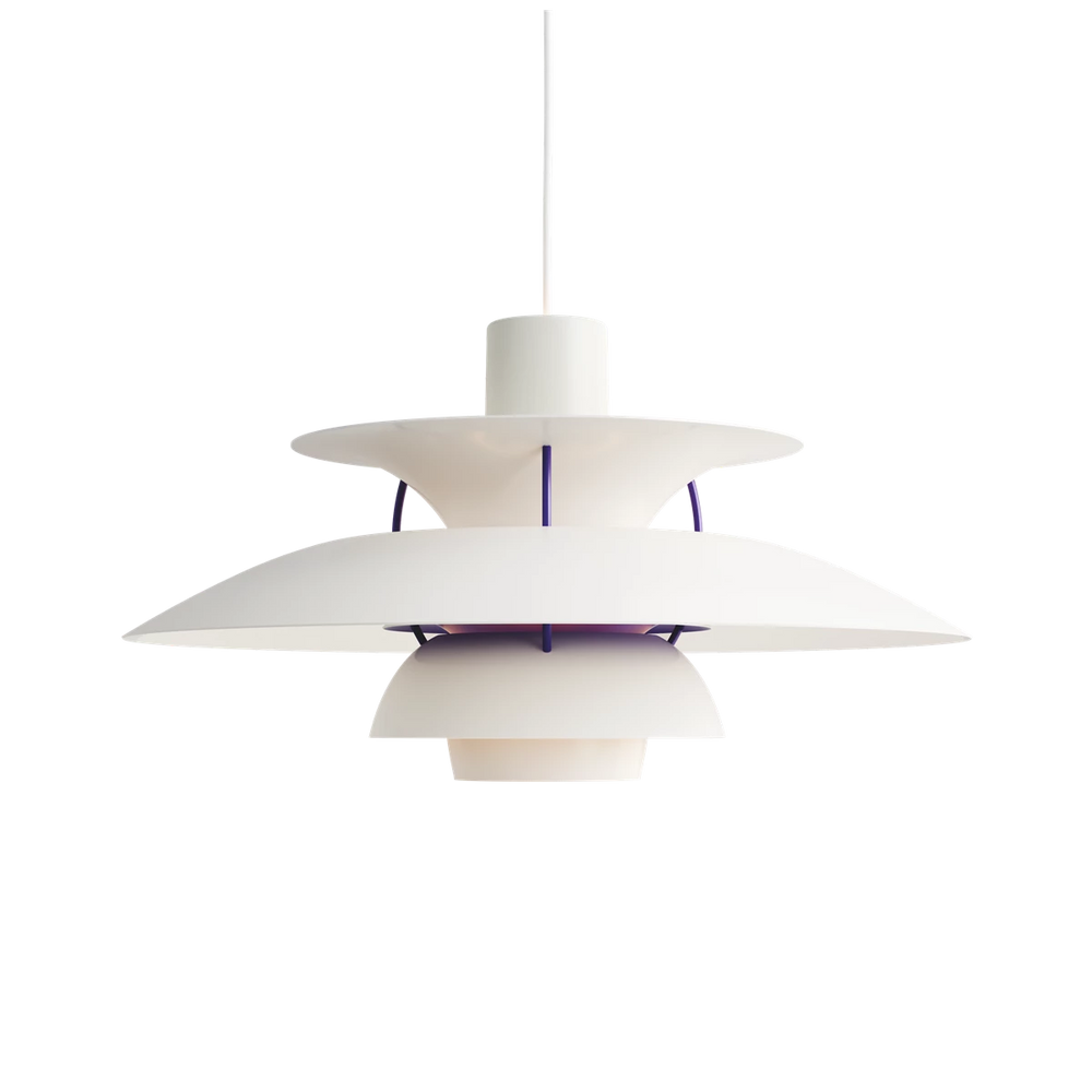 PH 5 taklampa classic white