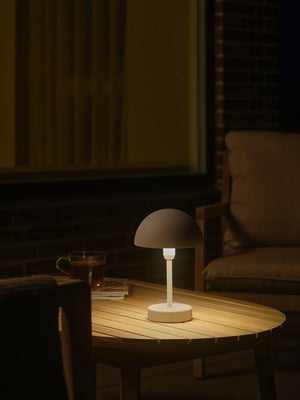 Ellen to-go uppladdningsbar bordslampa vit