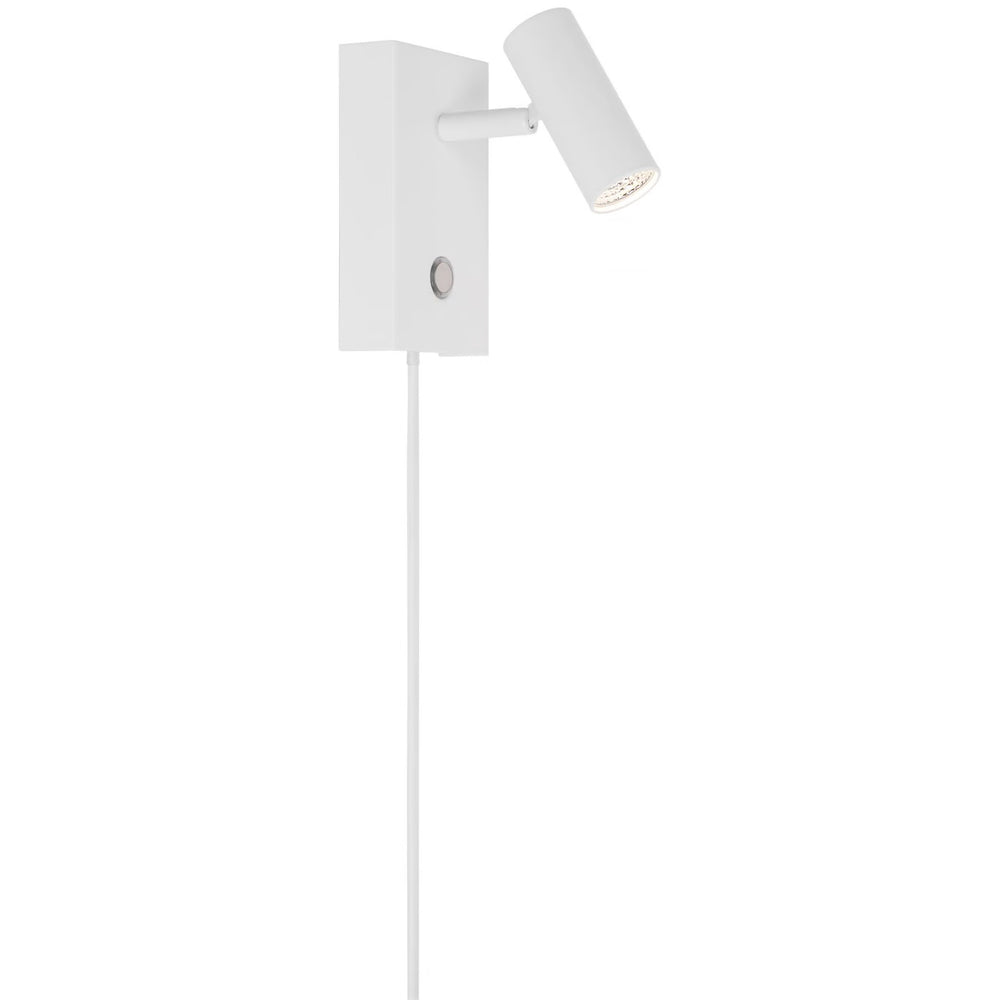 Omari vägglampa vit