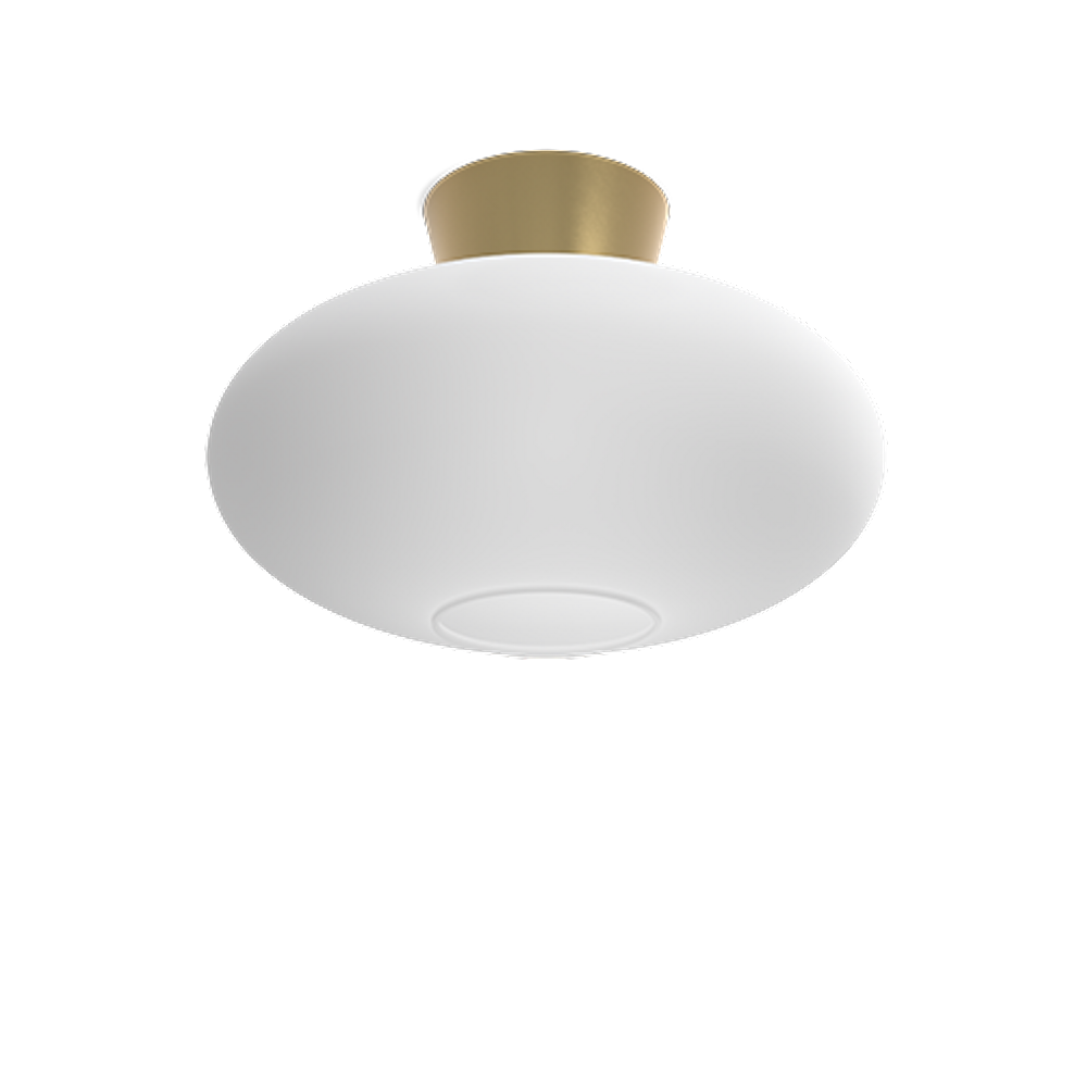 Bullo XL plafond mässingsfärg/opal