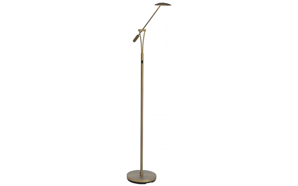 Recco golvlampa mässingsfärg