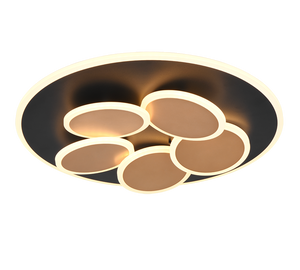 Mandala taklampa svart