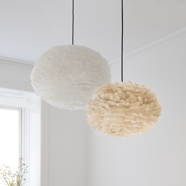 Eos medium taklampa vit 45cm