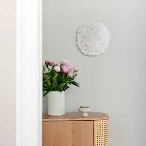 Eos up medium vägglampa vit 40cm