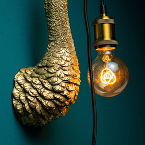 Baby FJ vägglampa guld