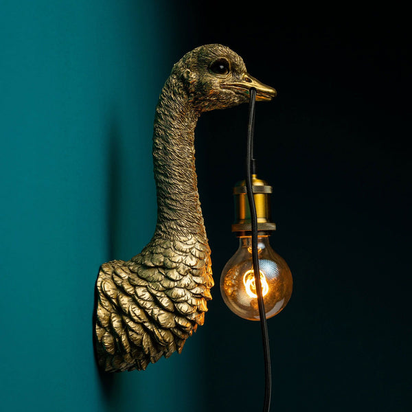Baby FJ vägglampa guld