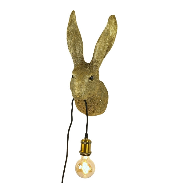 Hasi vägglampa guld