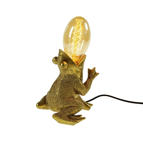 Froggy bordslampa guld