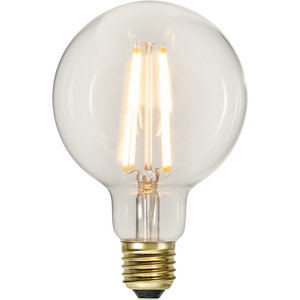 Globlampa klar G95 E27 2100K 3-steg