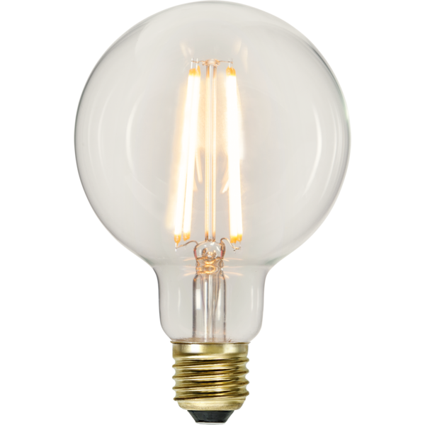 Globlampa klar G95 E27 2100K 3-steg