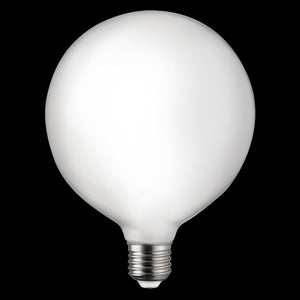 Globlampa 125mm LED opal E27