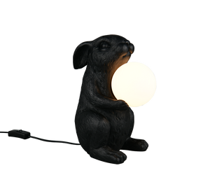 Rabbit bordslampa svart