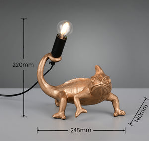 Crawly bordslampa guldfärg