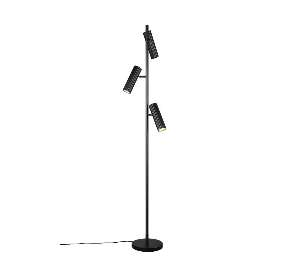 Soka 3 golvlampa svart