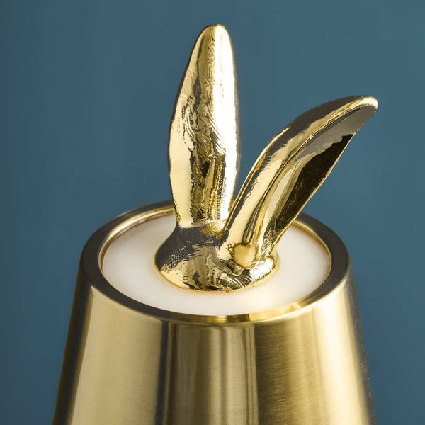 Hiding Rabbit bordslampa guld uppladdningsbar