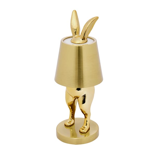Hiding Rabbit bordslampa guld uppladdningsbar