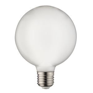 Globlampa 95mm LED opal E27