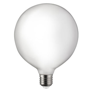 Globlampa 125mm LED opal E27