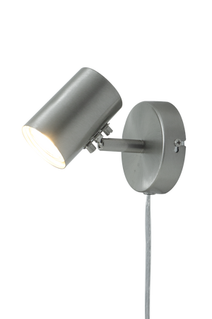 Hugin vägglampa stål