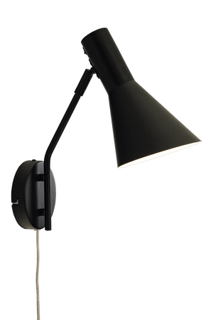 Ceres vägglampa svart
