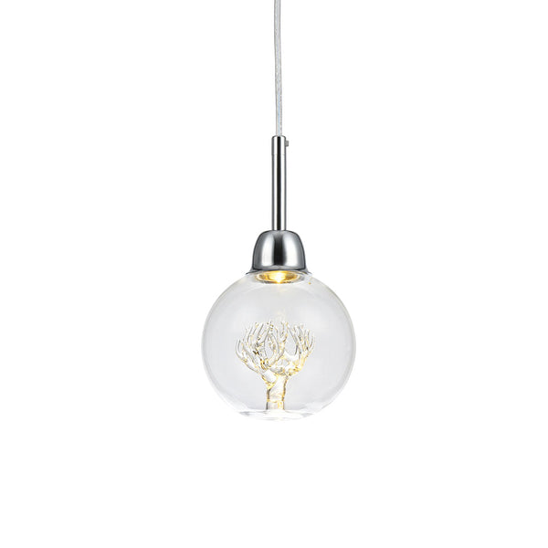 Coral klar fönsterlampa