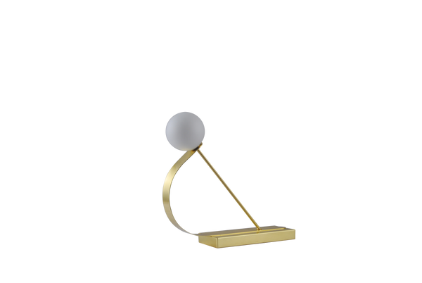 Saga bordslampa mässingsfärg