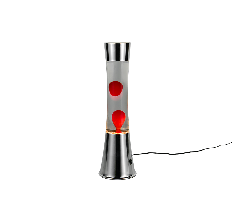 Etna lavalampa röd/klar