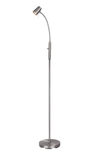 Hugin golvlampa stål