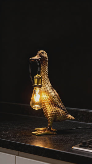 Son of a Duck bordslampa guld